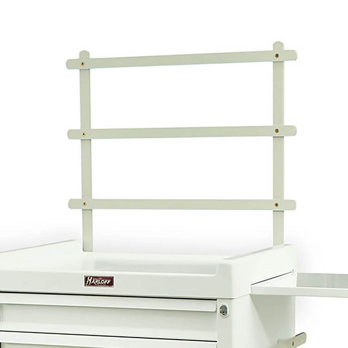 Harloff 3 Tier Raised Back Rail, MRI-Safe Cart