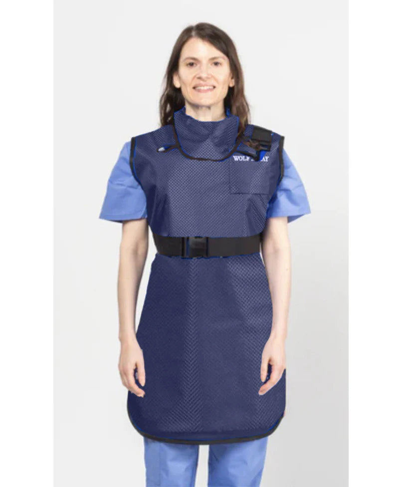 COAT APRON - .5 mm   Regular Lead   25X40 Navy Blue- Extra Large Main image
