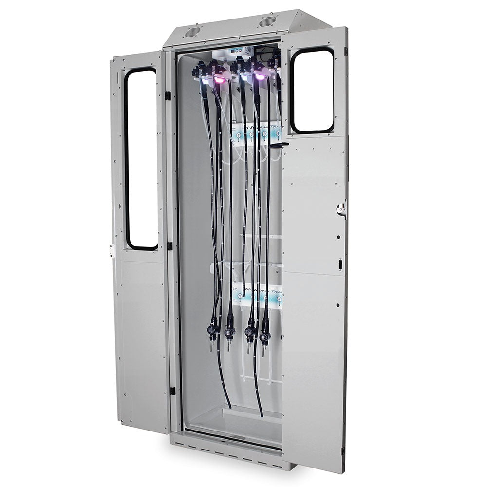 SureDry Scope Cabinet, 10 Endoscope Tracking System and Dri-Scope Aid® with SC-10IND-30 Indicator LED Scope Upgrade, Key Lock