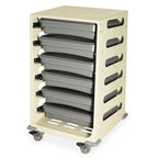 Endoscope Tray Transport Trolley with Six Scope Tray Capacity