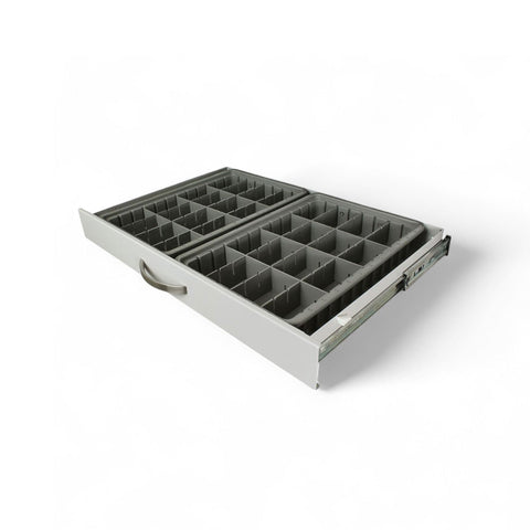 MRI-Safe Economy Exchange Tray, Each (fits 2 per drawer, includes dividers)