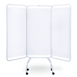 Sure-Chek® Color Vinyl — Privess™ Basic 3 Panel Steel Frame Folding Screen - Sure-Chek® Co - detail