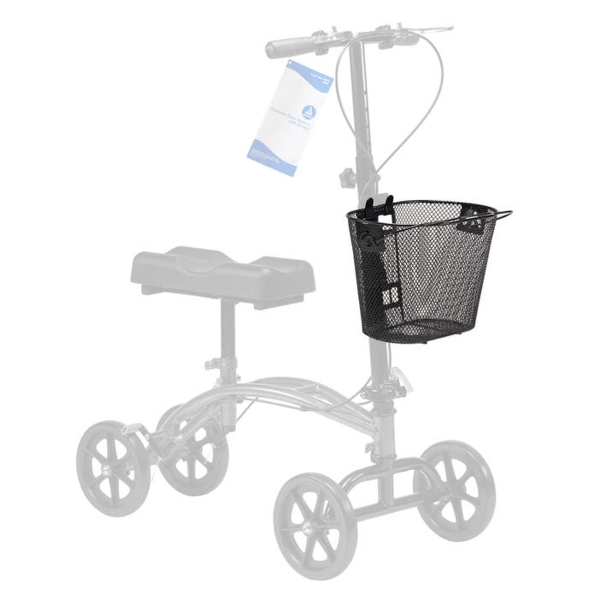 Dynarex Knee Walker Basket Black 1