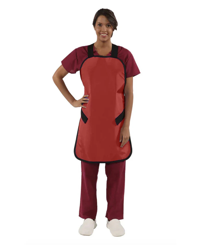 QUICK DROP APRON - .5 mm Lead Free 26x42 Red - Extra Extra Large Main image