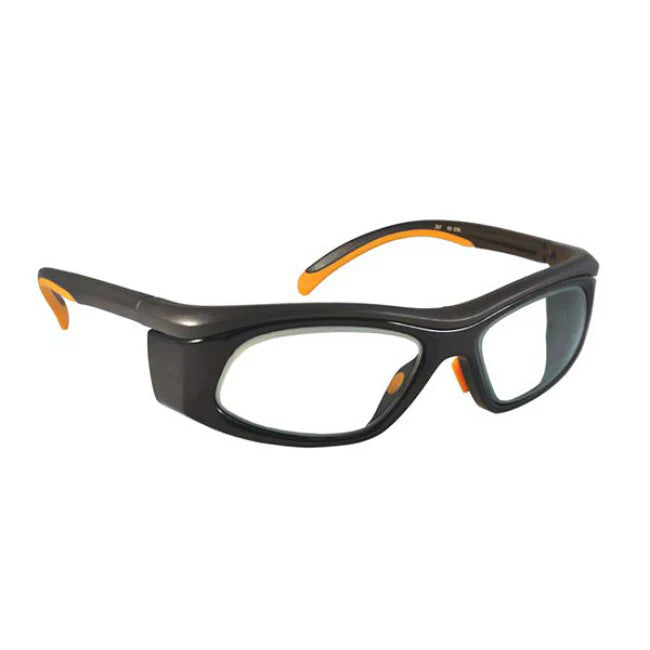EYEWEAR EYEGLASSES .75MM PROTECTIVE "RADIOACTIVE" - YELLOW /BLACK / SMOKE Main image