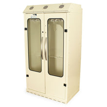 SureDry Painted Low Carbon Steel 36" Wide Scope Drying Cabinet, Capacity of 8 Scopes, Tempered Glass Double Doors, Key L