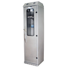 SureDry Slim Line Painted Low Carbon Steel 24" Wide Scope Drying Cabinet, Capacity of 5 Scopes, Tempered Glass Door, Key