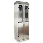 Harloff SureDry Stainless Steel 30" Wide Scope Drying Cabinet, Capacity of 10 Scopes, Roll up Tambour Door, Key