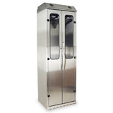 Harloff SureDry Stainless Steel 30" Wide Scope Drying Cabinet, Capacity of 10 Scopes, Roll up Tambour Door, Key