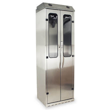 SureDry Stainless Steel 30" Wide Scope Drying Cabinet, Capacity of 10 Scopes, Roll up Tambour Door, Key Locking. Positi