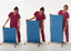 Adjustable Mobile Shield 33"- 48" H x 26 3/4" W x 18"D