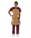 QUICK DROP APRON - .5 mm Lead Free with Collar 25X40 Shimmering Bronze - Extra Large