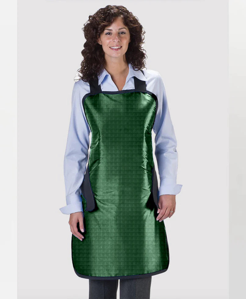 CONVENTIONAL APRON  - .5 mm   Light Weight Lead   22X33  Shimmering Green Main image