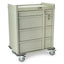 Aluminum Universal Line, WIDE Punchcard Cart, Keylocking.  Standard Package Includes Large Drawer Dividers, Pull-Out Sid