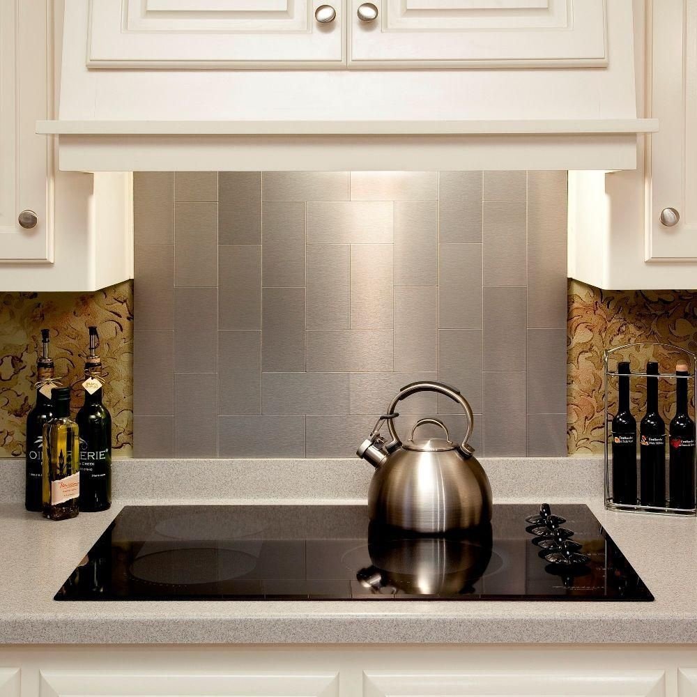 Accucold 20" Wide Stainless Steel Backsplash