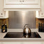 20" wide stainless steel backsplash