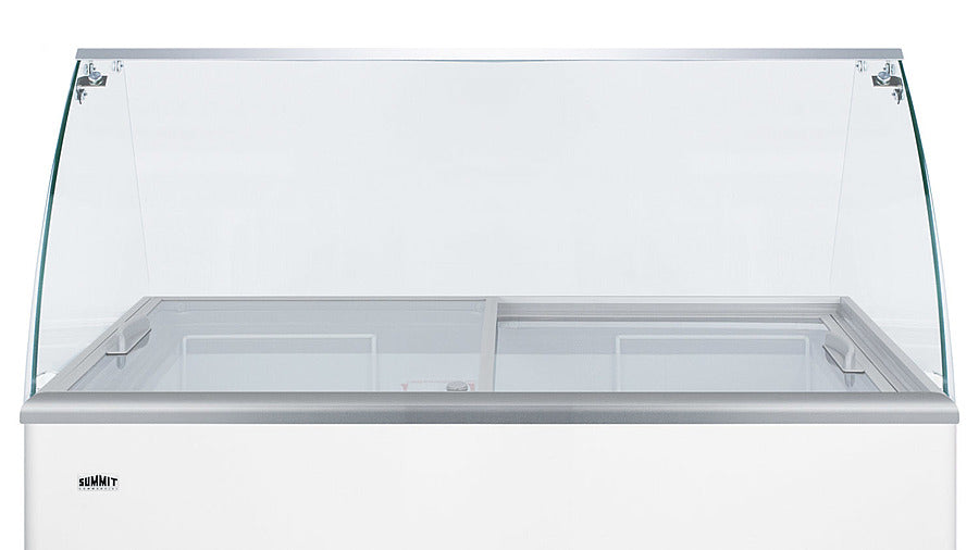 Accucold Glass sneeze guard kit for user installation on NOVA53 freezer