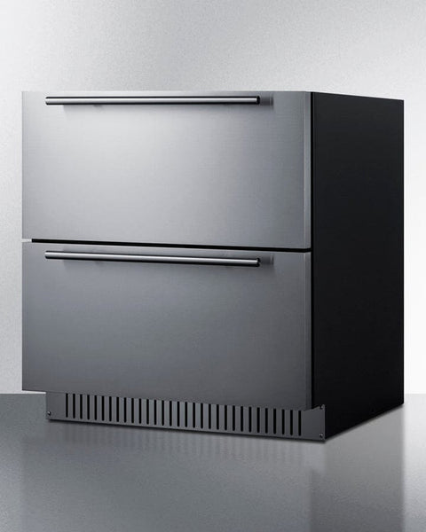 Accucold 30" Wide Built-in Undercounter 2-drawer Outdoor All-refrigerator (Model SPR3032D)
