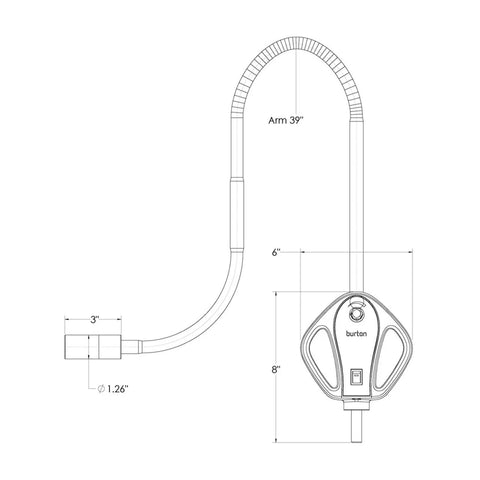 Burton Super Exam LED Wall Mount - AS/NZS