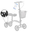 Dynarex Knee Walker Brake Handle System Silver  1