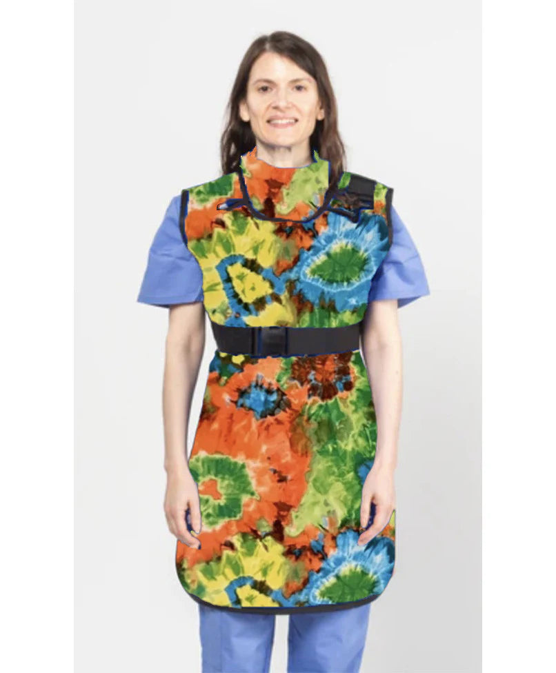 COAT APRON - .5 mm   Lead Free   24X40 Tye Dye - Medium