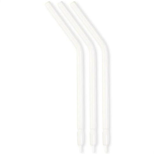 Air/Water Syringe Tips with Metal Core White