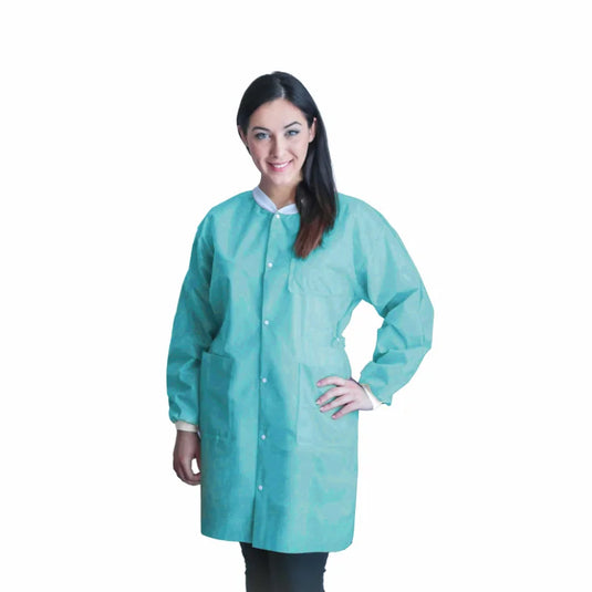 FitMe Lab Coats L Teal/Green