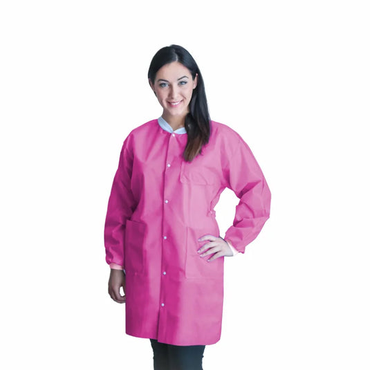 FitMe Lab Coats L Raspberry Pink