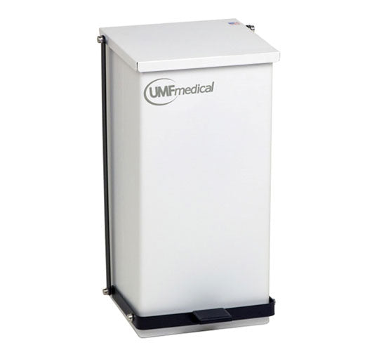 32 Quart White Waste Receptacle