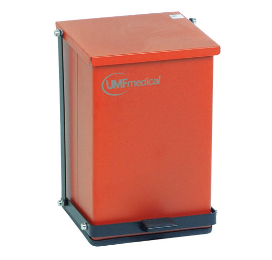 48 Quart Red Waste Receptacle Main image