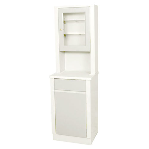 UMF Medical Modular Treatment Cabinet and Overhead Cabinet with One Bottom Drawer and Door
