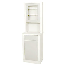 Modular Treatment Cabinet and Overhead Cabinet with One Bottom Drawer and Door