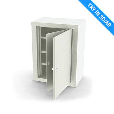 UMF Medical Double Door, Double Lock Narcotic Cabinet with Three Shelves