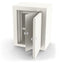 Double Door, Double Lock Narcotic Cabinet with Two Shelves