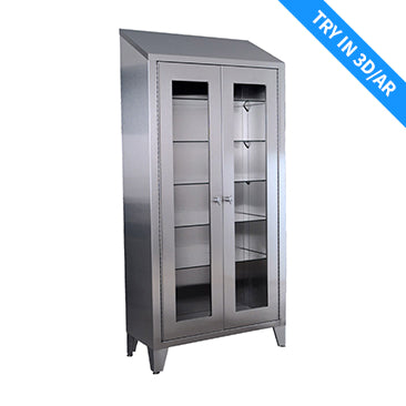 UMF Medical Large Slope-Top Storage Cabinet