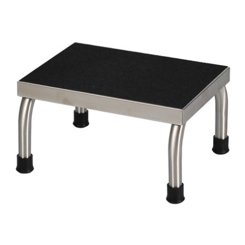 Space-Saving Stainless Steel Foot Stool - 10" X 14"