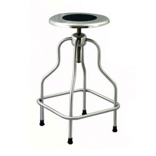 UMF Medical Stainless Steel Revolving Stool with Foot Ring (Model SS6701)