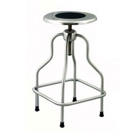 UMF Medical Stainless Steel Revolving Stool with Foot Ring (Model SS6701)