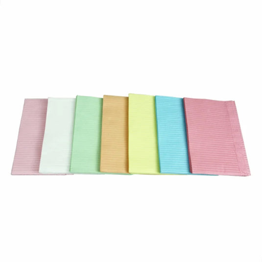 Bibs - Pink - 13 x 18 - 2-ply