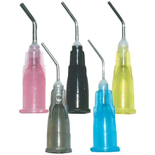 Pre-Bent Dispensing Tips 20 Gauge Black