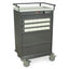 Value Med-Bin Cart  with Basic E-Lock Electronic keypad lock for Keyless entry, Includes 18 each 3.5" Bins, Standard Pac