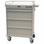 Standard Punch Card Cart with  Basic Electronic Pushbutton Lock with Key Lock Override. Factory Set User and Supervisor