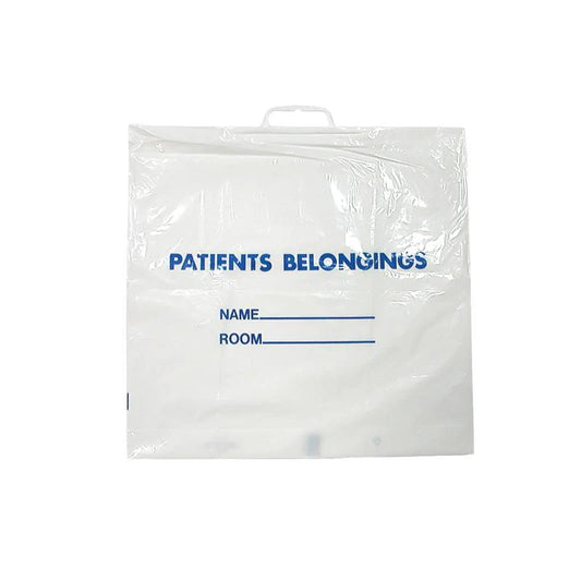 Patient Belonging Bags 20 x 20, White