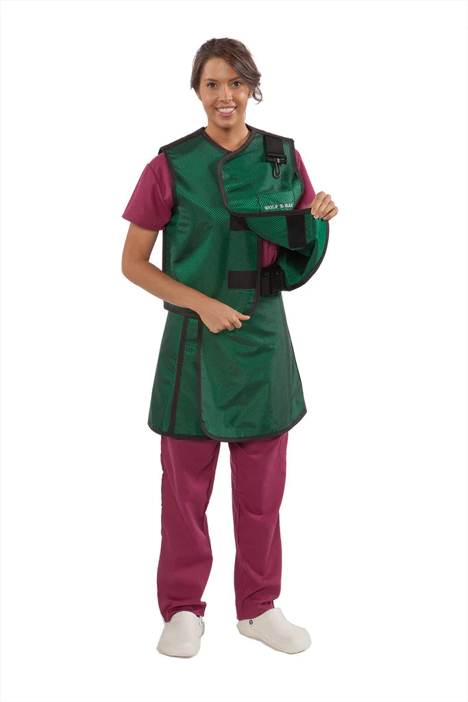 WOMen's Apron & Vest .5 mm Lead Free w/Thyroid Collar