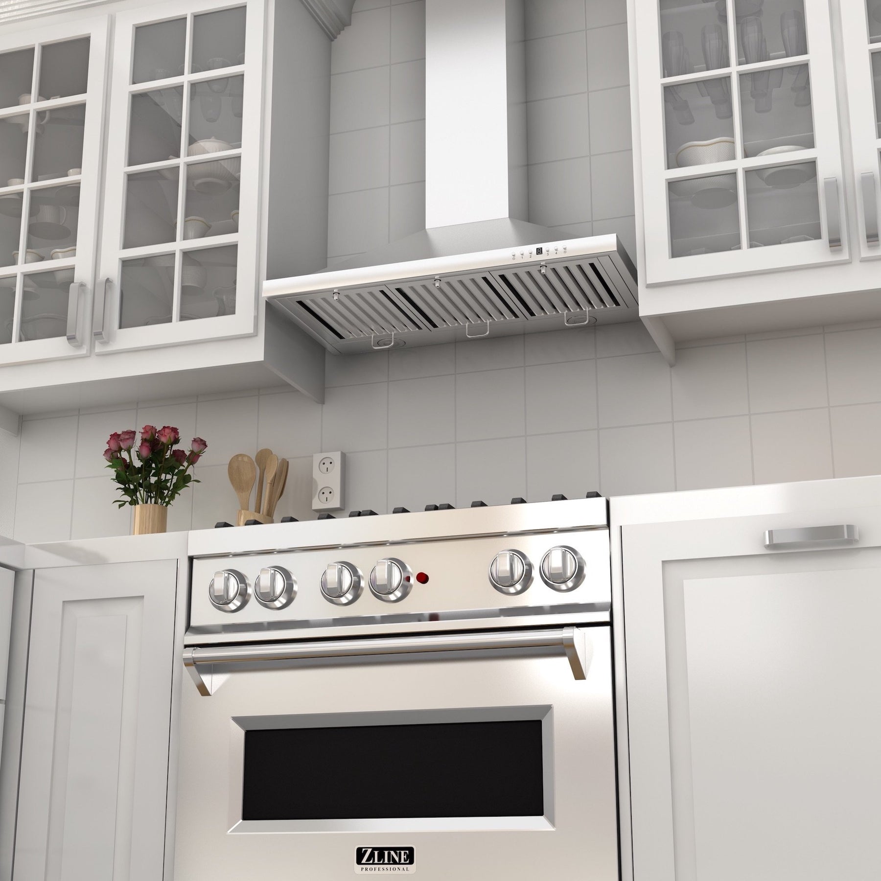 30 inch wide convertible range hood For ADA installation