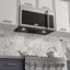30" wide over-the-range microwave with hood in stainless steel